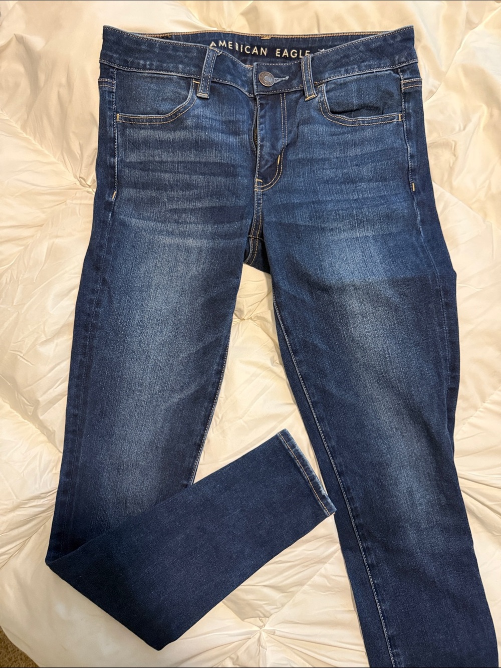 American Eagle Outfitters Women's Deep Indigo Skinny Jeans